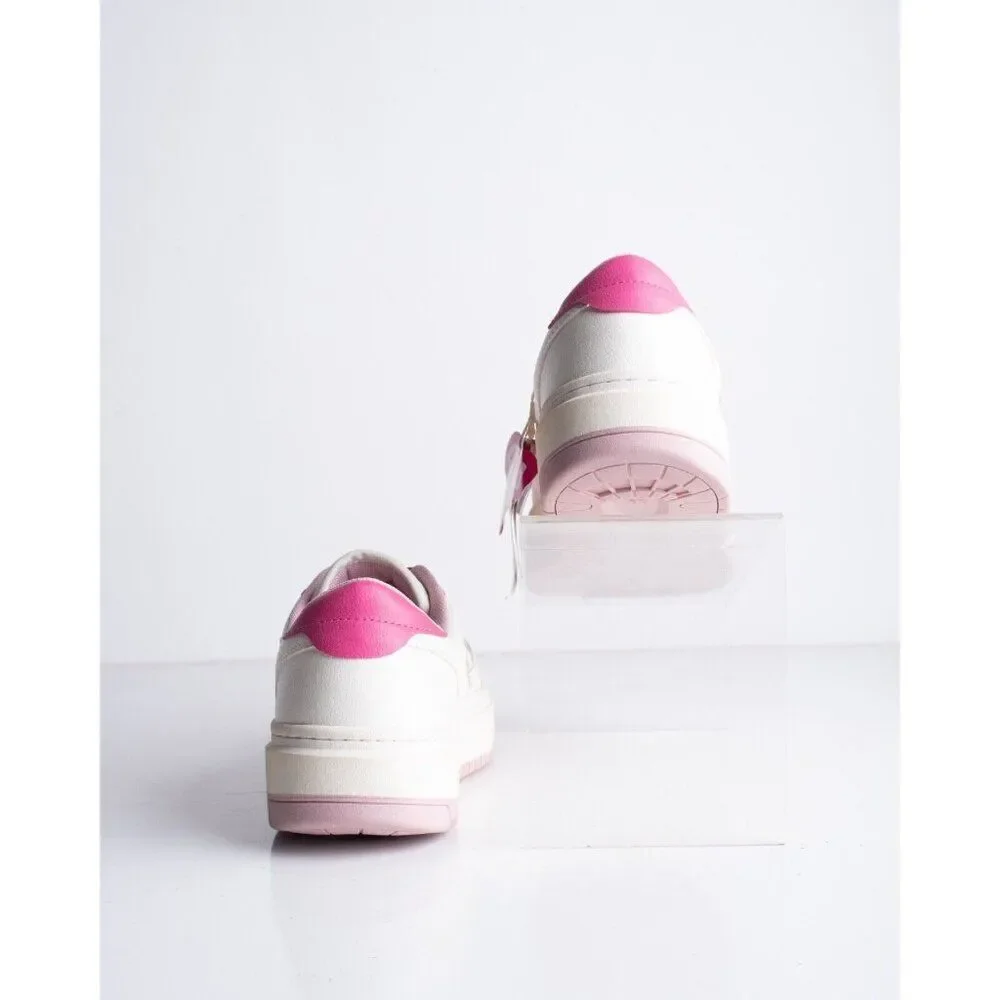 Zara Kids Girls Barbie Sneakers White Pink Barbiecore US 4 EU 36 3464/330 NWT
